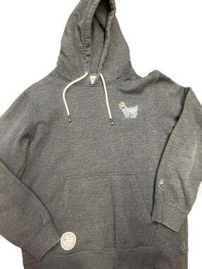 GOAT USA OG Slime Goat Embroidered Hooded Sweatshirt - Dark Gray